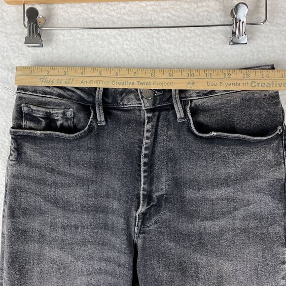 Frame Jeans Womens Size 2 (29x25.5) Gray Le One Crop Mini Boot Stretch Denim - Picture 15 of 15